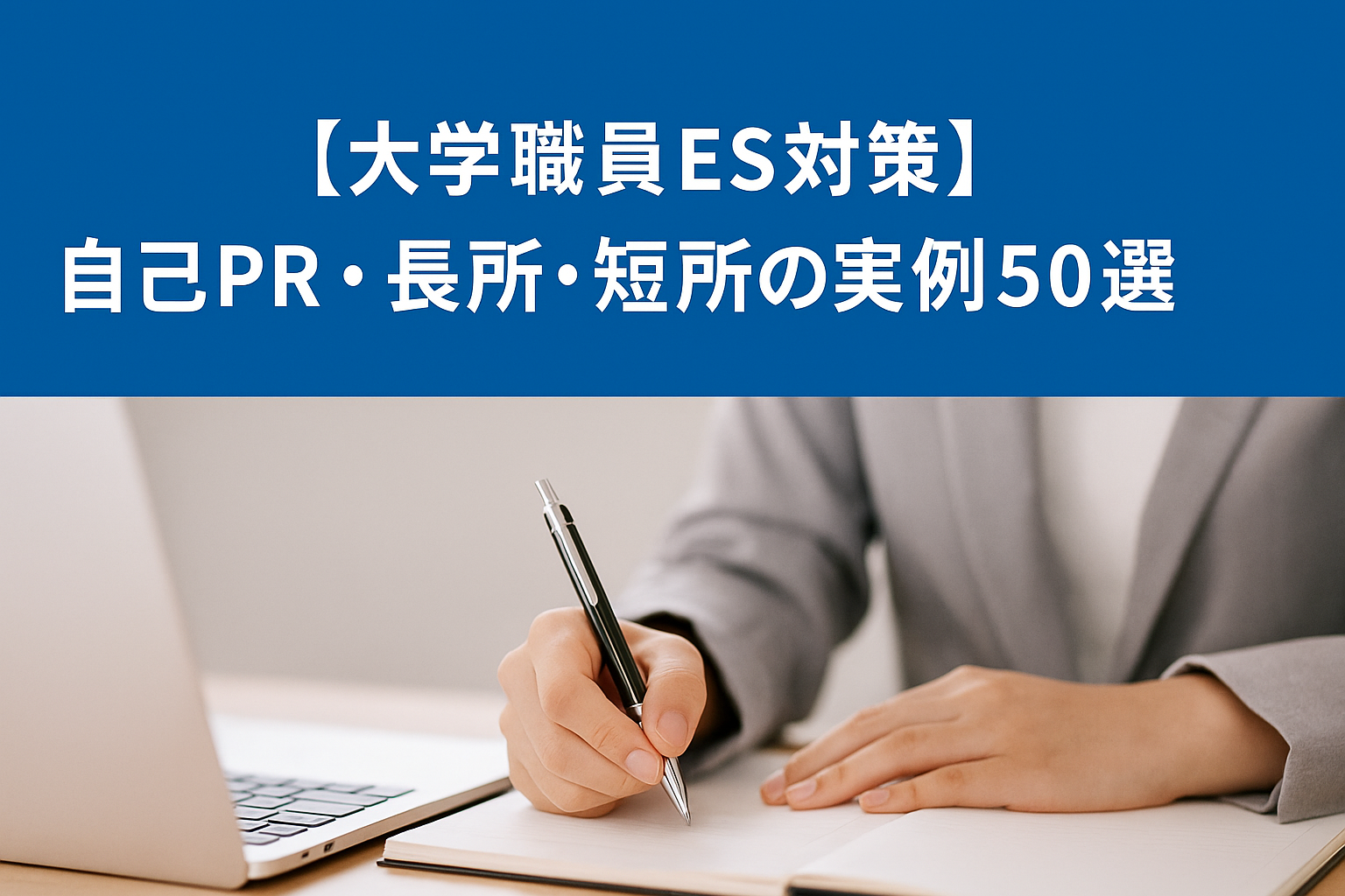 【大学職員ES対策】自己PR・長所・短所の実例50選